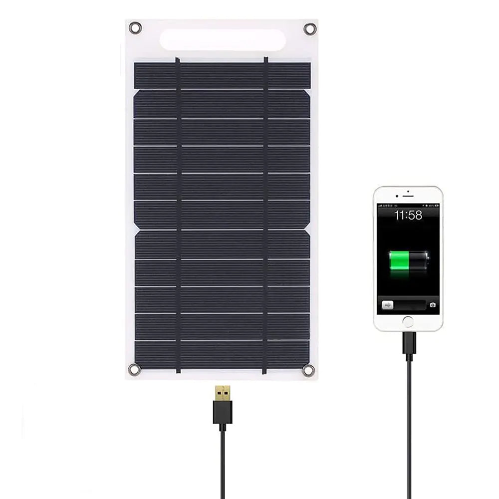 Tragbares Solarpanel mit USB-Ladegerät