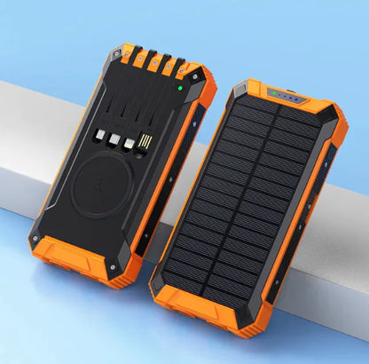 Kabellose Solar-Powerbank
