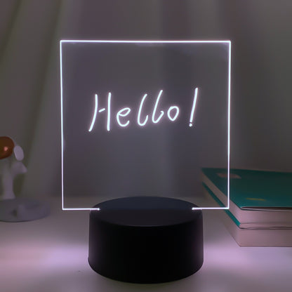 3D Small Night LED Message Board Lamp