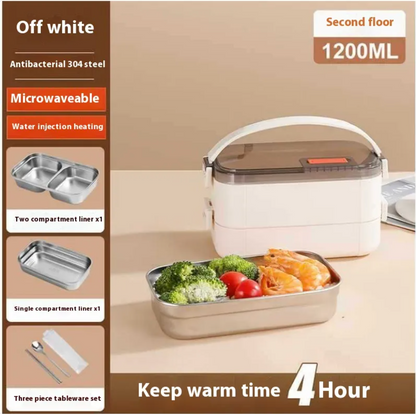 Extra-Long Insulated Stainless Steel Lunch Box
