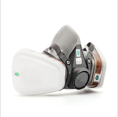 6200 Gas Mask 7-Piece Set for Industrial Protection