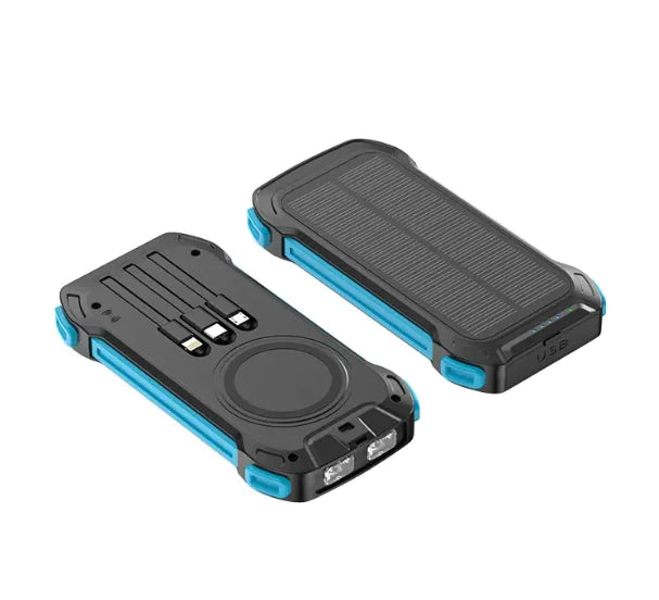Kabellose Solar-Powerbank