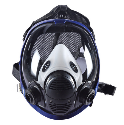 Full Face Gas Mask with Silicone, Wide Field of View