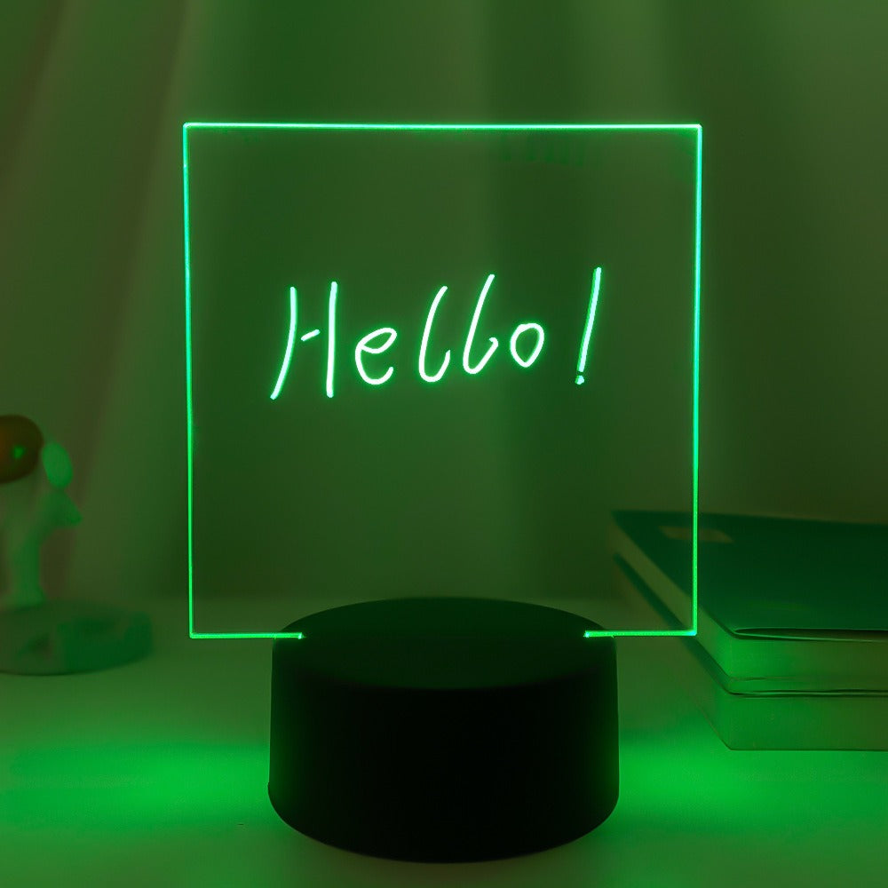 3D Small Night LED Message Board Lamp