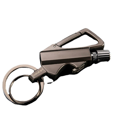 Pocket Size Keychain with Lighter and Bottle Opener