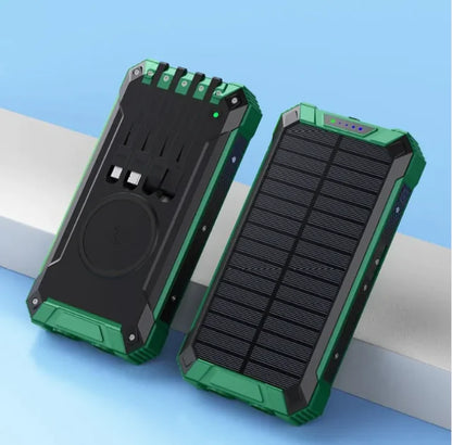 Kabellose Solar-Powerbank