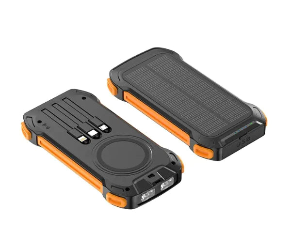 Kabellose Solar-Powerbank