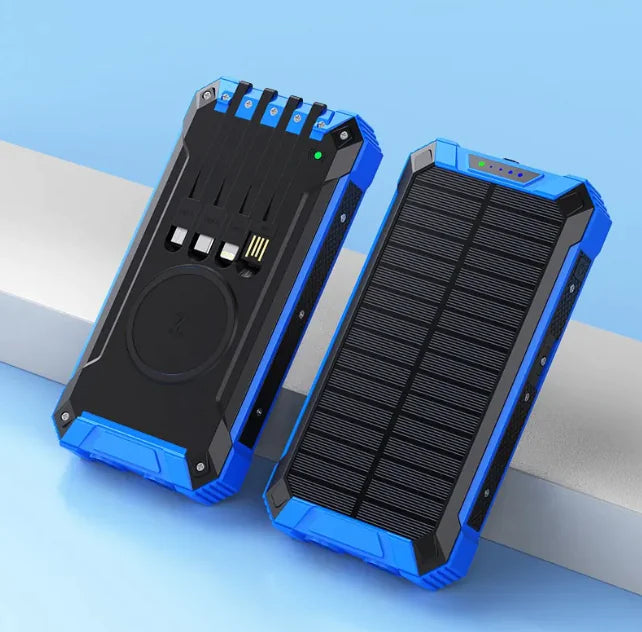 Kabellose Solar-Powerbank