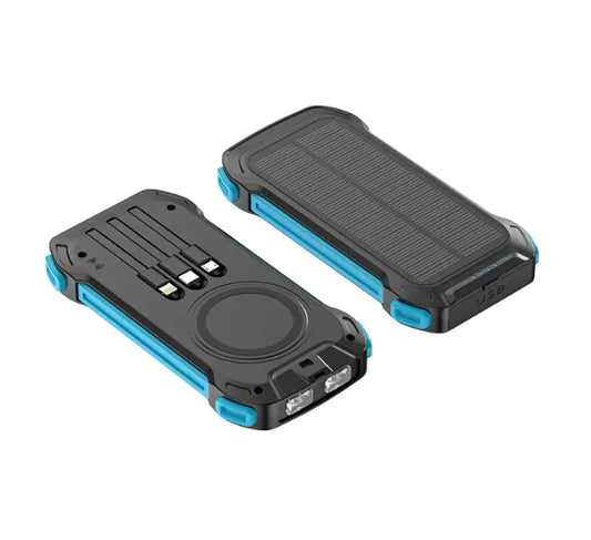 Draadloze powerbank op zonne-energie