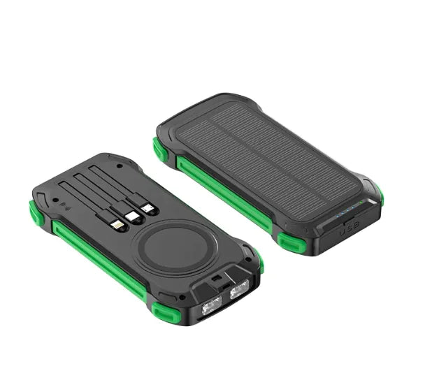 Kabellose Solar-Powerbank