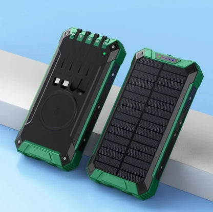 Kabellose Solar-Powerbank