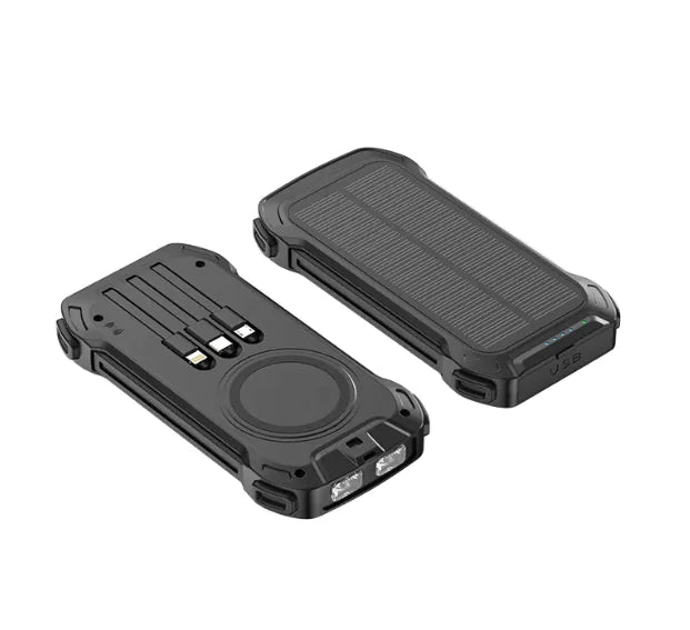 Kabellose Solar-Powerbank