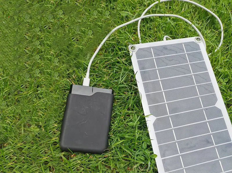 Tragbares Solarpanel mit USB-Ladegerät