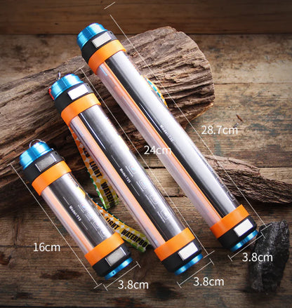 Wiederaufladbare LED-Campinglaterne mit magnetischem Fuß