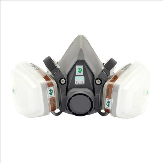 6200 Gas Mask 7-Piece Set for Industrial Protection
