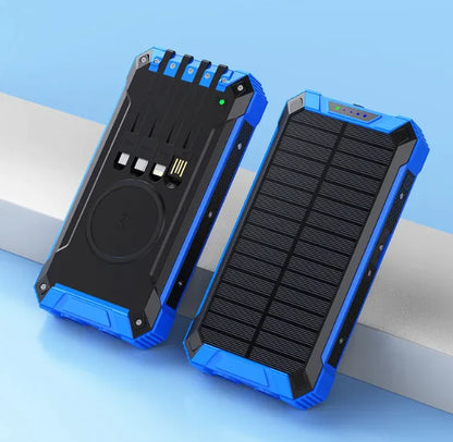 Kabellose Solar-Powerbank