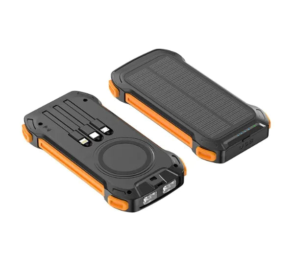 Kabellose Solar-Powerbank